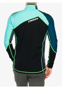 CRAZY - Bluza z kapturem męska Crazy Pull Neutron. Typ kołnierza: kaptur. Kolor: zielony. Sezon: zima. Sport: narciarstwo