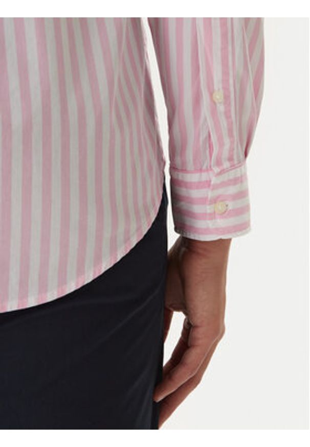 TOMMY HILFIGER - Tommy Hilfiger Koszula MW0MW42440 Różowy Regular Fit. Kolor: różowy. Materiał: bawełna