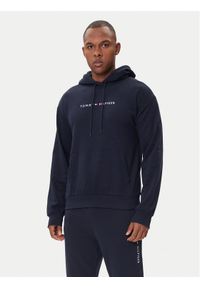 TOMMY HILFIGER - Tommy Hilfiger Bluza UM0UM03665 Granatowy Regular Fit. Kolor: niebieski. Materiał: bawełna