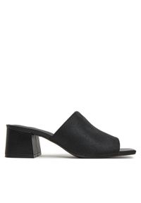 Calvin Klein Klapki Heel Slide 50 - Jacq HW0HW02387 Czarny. Kolor: czarny. Materiał: materiał