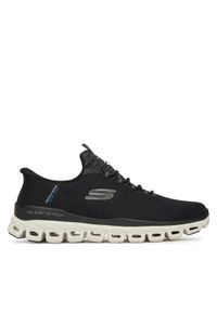skechers - Skechers Sneakersy Glide-Step-Noxus 233010/BLK Czarny. Kolor: czarny. Materiał: materiał #1