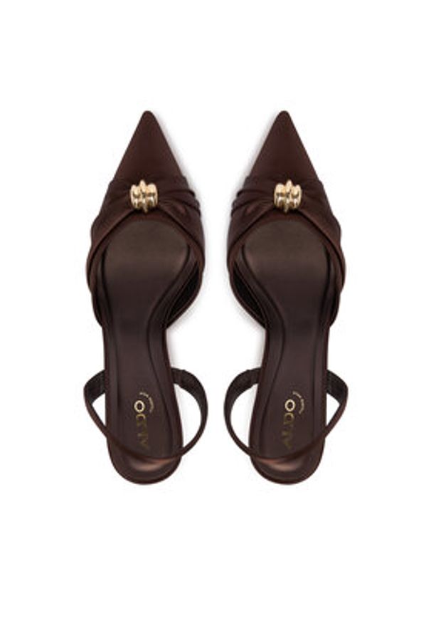 Aldo Szpilki Larsynn 14241584 Brązowy. Kolor: brązowy. Materiał: materiał. Obcas: na szpilce