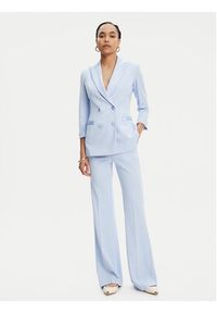 Imperial Marynarka JU25JAW Błękitny Slim Fit. Kolor: niebieski. Materiał: syntetyk