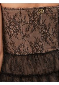 TwinSet - TWINSET Sukienka wieczorowa 232TT2070 Czarny Regular Fit. Kolor: czarny. Materiał: syntetyk. Styl: wizytowy #5