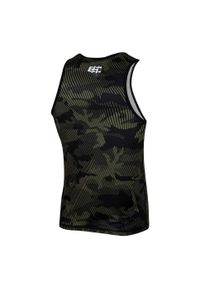 Koszulka sportowa bez rękawów męska Tank top EXTREME HOBBY HAVOC. Kolor: zielony. Materiał: elastan, poliester. Długość rękawa: bez rękawów. Styl: sportowy