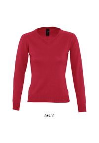 SOL'S - Sweter damski Sol's Galaxy. Kolor: czerwony. Materiał: polar. Sezon: zima #1