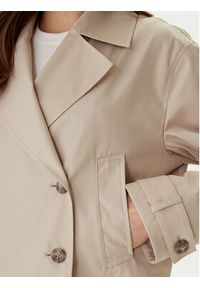 Calvin Klein Trencz LV044B541G Beżowy Regular Fit. Kolor: beżowy. Materiał: syntetyk #2