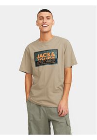 Jack & Jones - Jack&Jones Komplet 3 t-shirtów Logan 12260780 Kolorowy Standard Fit. Materiał: bawełna. Wzór: kolorowy #8