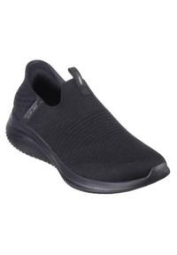skechers - Buty do chodzenia damskie Skechers Slip-ins: Ultra Flex 3.0. Kolor: czarny. Materiał: materiał, tkanina. Szerokość cholewki: normalna. Sport: turystyka piesza