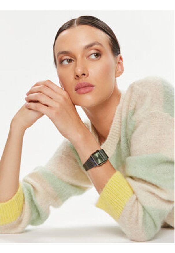 Casio Zegarek Vintage Maxi AQ-800ECGG-3AEF Szary. Kolor: szary. Styl: vintage