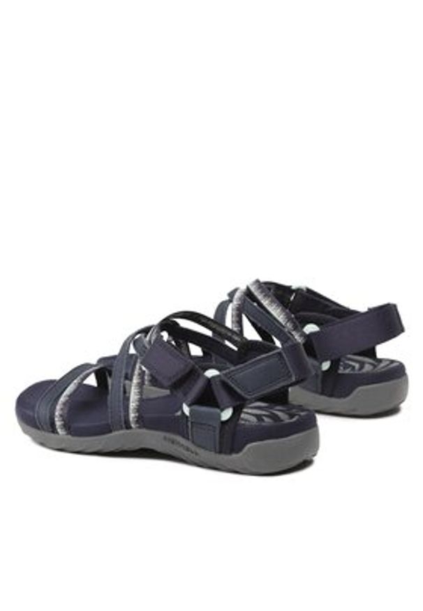 Merrell Sandały Terran 3 Cush Lattice J002718 Granatowy. Kolor: niebieski. Materiał: nubuk, skóra