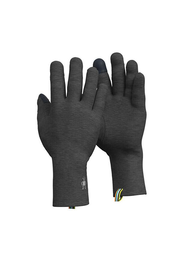 Smartwool - Rękawiczki Thermal Merino-Charcoal Heather l. Kolor: szary. Sport: turystyka piesza