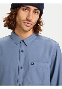 Quiksilver Koszula Motherfly Solid EQYWT04651 Niebieski Regular Fit. Kolor: niebieski. Materiał: bawełna #6