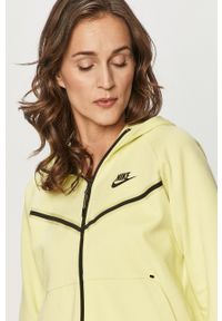 Nike Sportswear - Bluza. Okazja: na co dzień. Typ kołnierza: kaptur. Kolor: żółty. Styl: casual #5