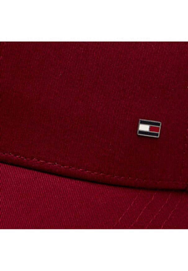 TOMMY HILFIGER - Tommy Hilfiger Czapka z daszkiem Th Corporate Cotton 6 Panel Cap AM0AM12035 Czerwony. Kolor: czerwony. Materiał: materiał