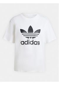 Adidas - adidas T-Shirt Trefoil IR9534 Biały Regular Fit. Kolor: biały. Materiał: bawełna #4