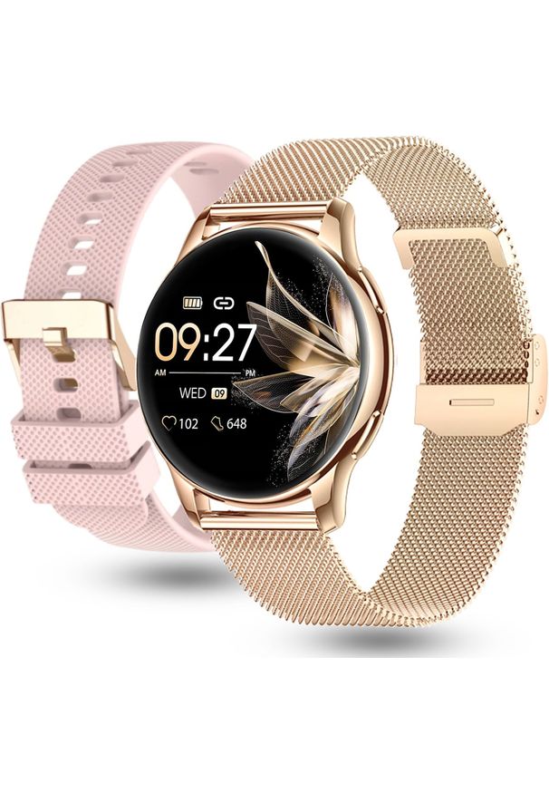 Rubicon - Zegarek SMARTWATCH Torica TF30 rosegold. Rodzaj zegarka: smartwatch