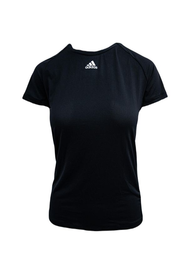 Adidas - Podkoszulek adidas Performance, Kobiety. Kolor: czarny. Materiał: poliester, materiał