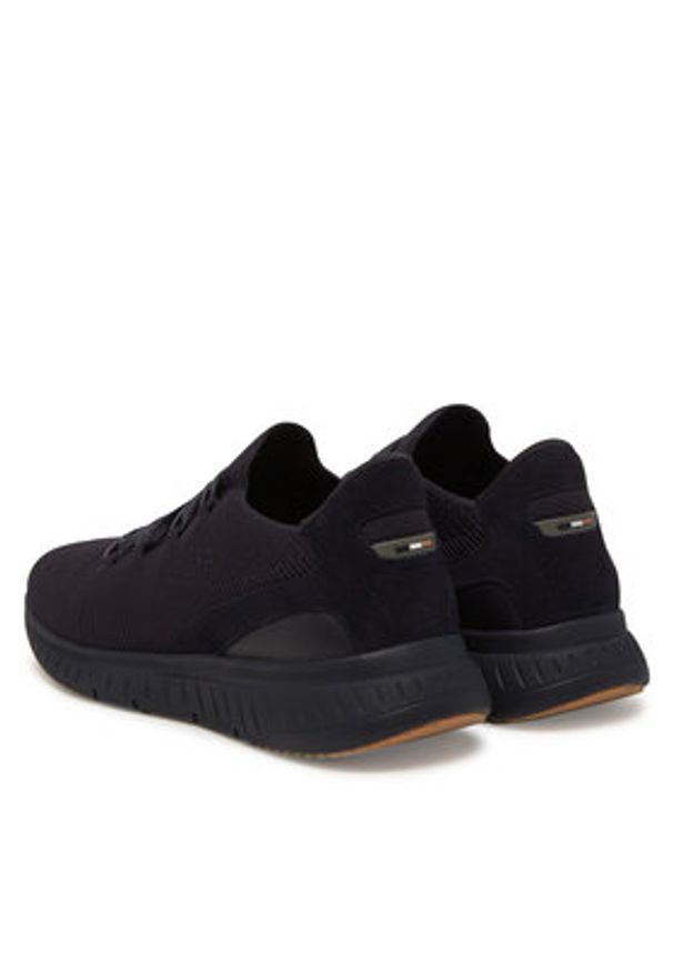 BOSS Sneakersy C TTNM 50542130 Granatowy. Kolor: niebieski. Materiał: materiał