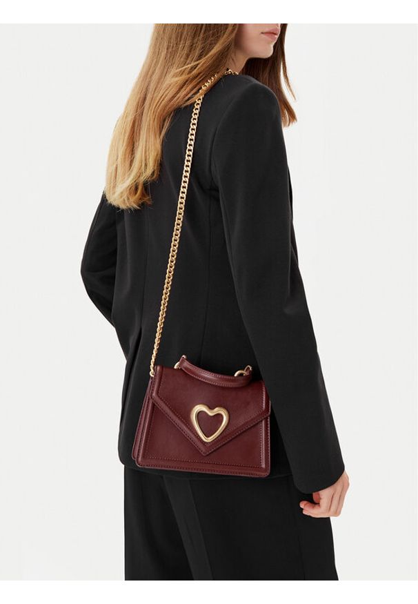 Eva Minge Torebka EO-ALYSSA-KY162 Bordowy. Kolor: czerwony