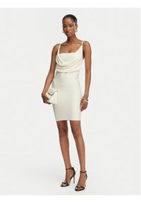 Guess Sukienka codzienna 181217 Biały Classic Fit. Okazja: na co dzień. Kolor: kremowy. Materiał: wiskoza. Typ sukienki: proste. Styl: casual #2