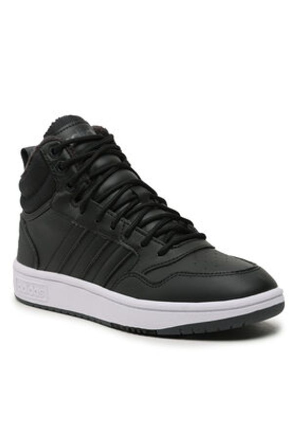 Adidas - adidas Sneakersy Hoops 3.0 GZ6679 Czarny. Kolor: czarny. Materiał: materiał