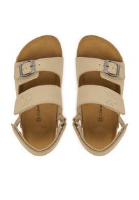 Calvin Klein Sandały Velcro V3X2-83328-0315 D Beżowy. Kolor: beżowy. Materiał: skóra #2
