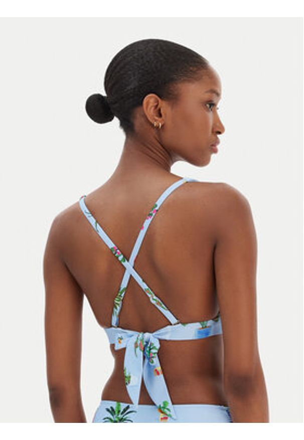 Seafolly Góra od bikini Playa Bonita 31569MF287 Błękitny. Kolor: niebieski. Materiał: syntetyk