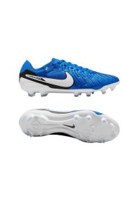 Buty piłkarskie Nike Tiempo Legend 10 Pro FG. Kolor: biały, niebieski, wielokolorowy. Sport: piłka nożna