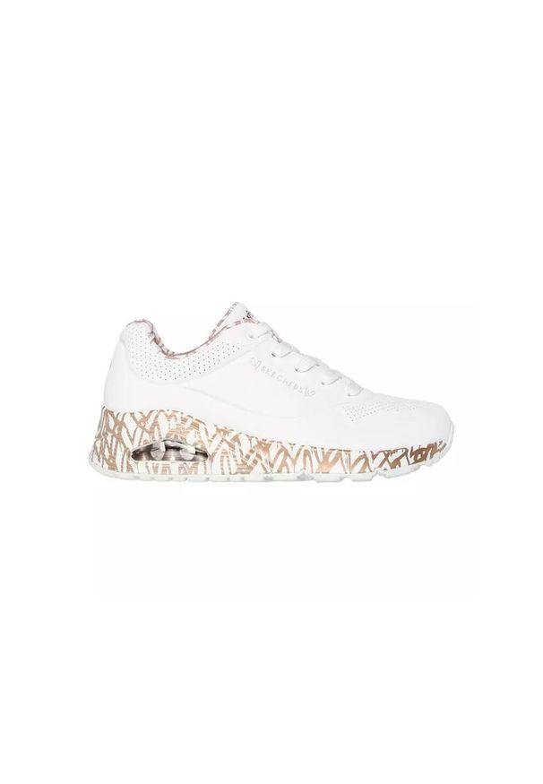 skechers - Femme UNO LOVING LOVE WTRG Blanc Blanc Skechers. Kolor: biały