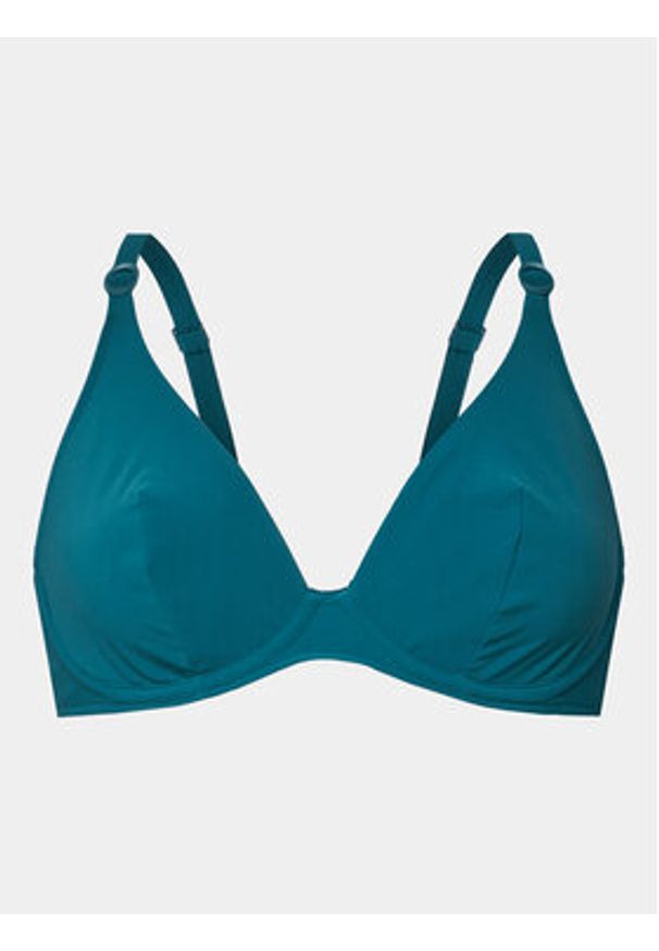 Chantelle Góra od bikini Celestial C12T10 Zielony. Kolor: zielony. Materiał: syntetyk