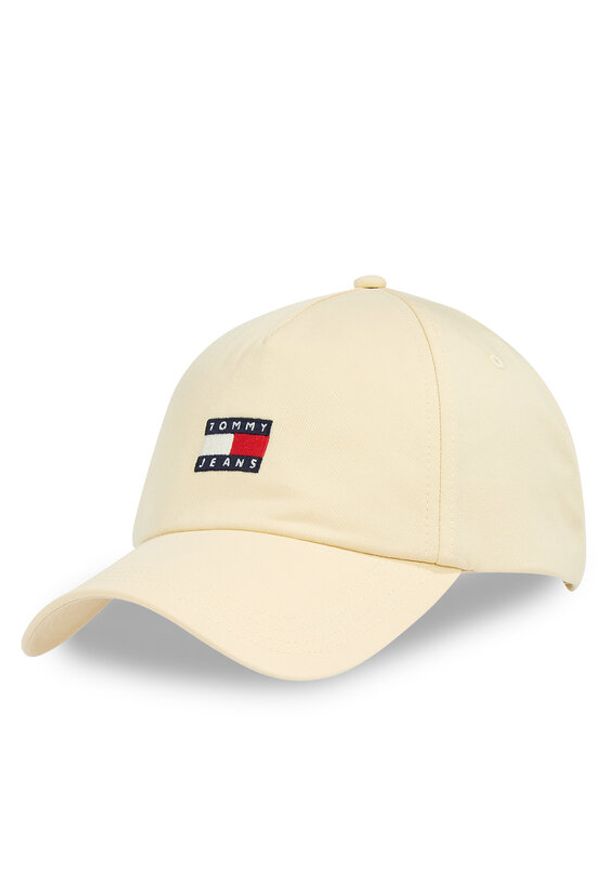 Tommy Jeans Czapka z daszkiem Tjw Heritage Core 5 Panel Cap AW0AW16991 Żółty. Kolor: żółty. Materiał: bawełna