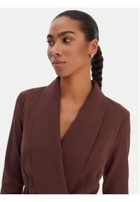 Rinascimento Sukienka koktajlowa CFC0126777003 Brązowy Slim Fit. Kolor: brązowy. Materiał: syntetyk. Styl: wizytowy #3