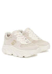 Liu Jo Sneakersy Steffy 01 BF5061 PX239 Écru. Materiał: zamsz, skóra