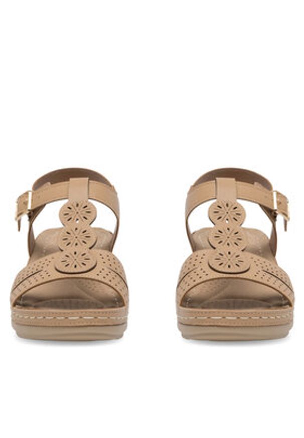 Clara Barson Sandały WYL05010-18 Beżowy. Kolor: beżowy. Materiał: syntetyk