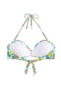 KING - Góra od stroju kąpielowego King Louie Fenna Lambada Hibiskus. Kolor: beżowy. Materiał: elastan, poliamid