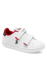 Sneakersy U.S. Polo Assn.. Kolor: biały