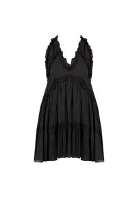 Pinko Sukienka "Arredatore" | 102935 A1M3 | Kobieta | Czarny. Kolor: czarny. Materiał: bawełna. Sezon: lato. Styl: klasyczny, elegancki #3