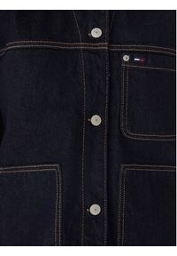 Tommy Jeans Kurtka jeansowa Chore DW0DW21981 Granatowy Regular Fit. Kolor: niebieski. Materiał: bawełna #4
