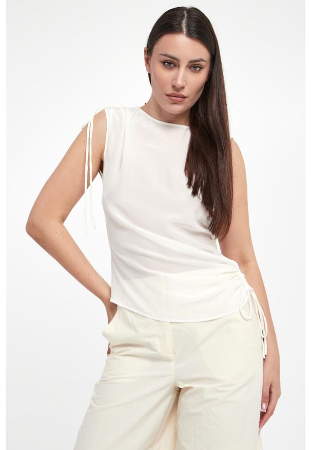 Marella - Top damski satynowy Oidio MARELLA. Materiał: satyna