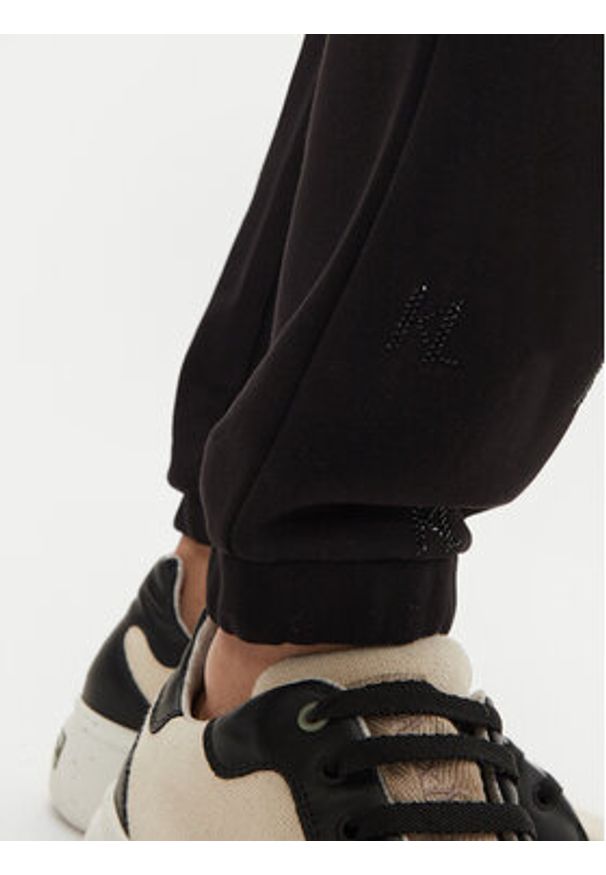 Karl Lagerfeld - KARL LAGERFELD Spodnie dresowe 246W1009 Czarny Regular Fit. Kolor: czarny. Materiał: bawełna