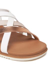 skechers - Skechers Sandały Desert Kiss Low-Peak Rank 114709/WHT Biały. Kolor: biały. Materiał: skóra #5