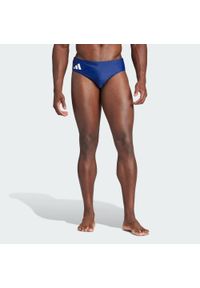 Adidas - Szorty do pływania Solid. Kolor: niebieski, biały, wielokolorowy. Materiał: materiał. Wzór: gładki