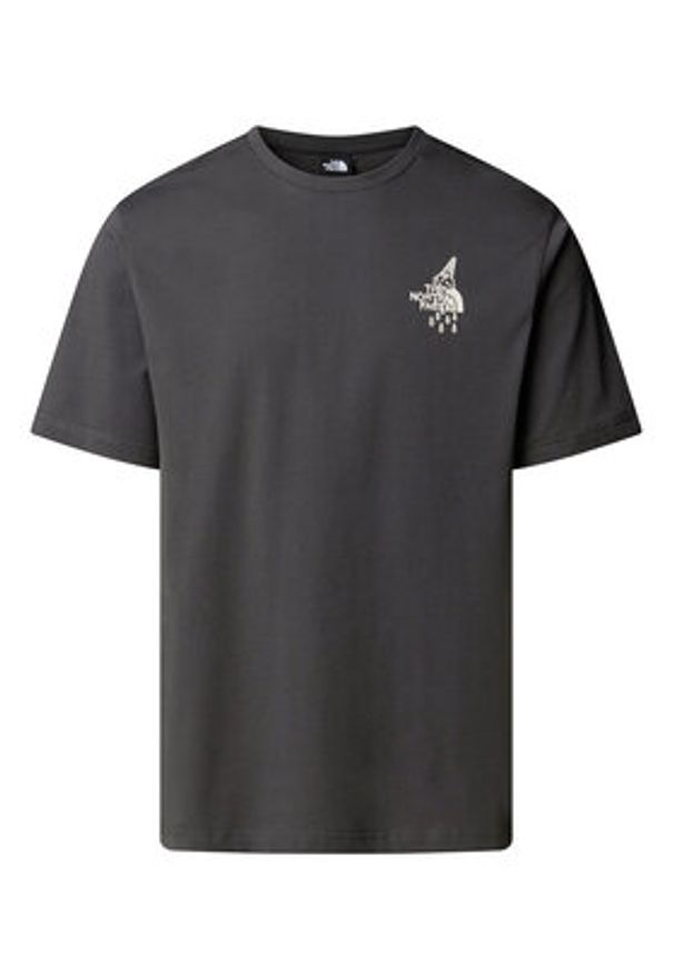 The North Face T-Shirt Powder Days NF0A8E4D Szary Relaxed Fit. Kolor: szary. Materiał: bawełna