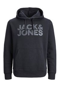 Jack & Jones - Jack&Jones Bluza Corp 12152840 Czarny Standard Fit. Kolor: czarny. Materiał: bawełna