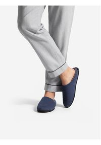 Home & Relax Kapcie P3056501 Granatowy. Kolor: niebieski. Materiał: materiał #8