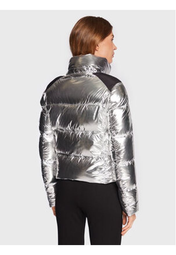 Refrigiwear - RefrigiWear Kurtka zimowa Maggy W12500 NY0188 Srebrny Slim Fit. Kolor: srebrny. Materiał: syntetyk. Sezon: zima