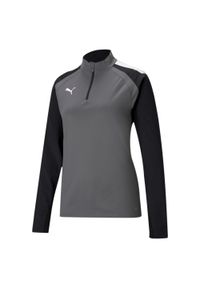 Damski top treningowy 1/4 zip Puma Team Liga. Kolor: szary, wielokolorowy, biały. Sport: piłka nożna #1