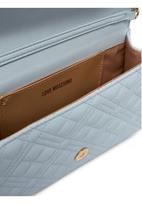Love Moschino - LOVE MOSCHINO Torebka JC4079PP1OLA0701 Błękitny. Kolor: niebieski. Materiał: skórzane #4