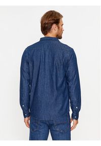 Lee Koszula jeansowa 112321897 Granatowy Regular Fit. Kolor: niebieski. Materiał: jeans, bawełna